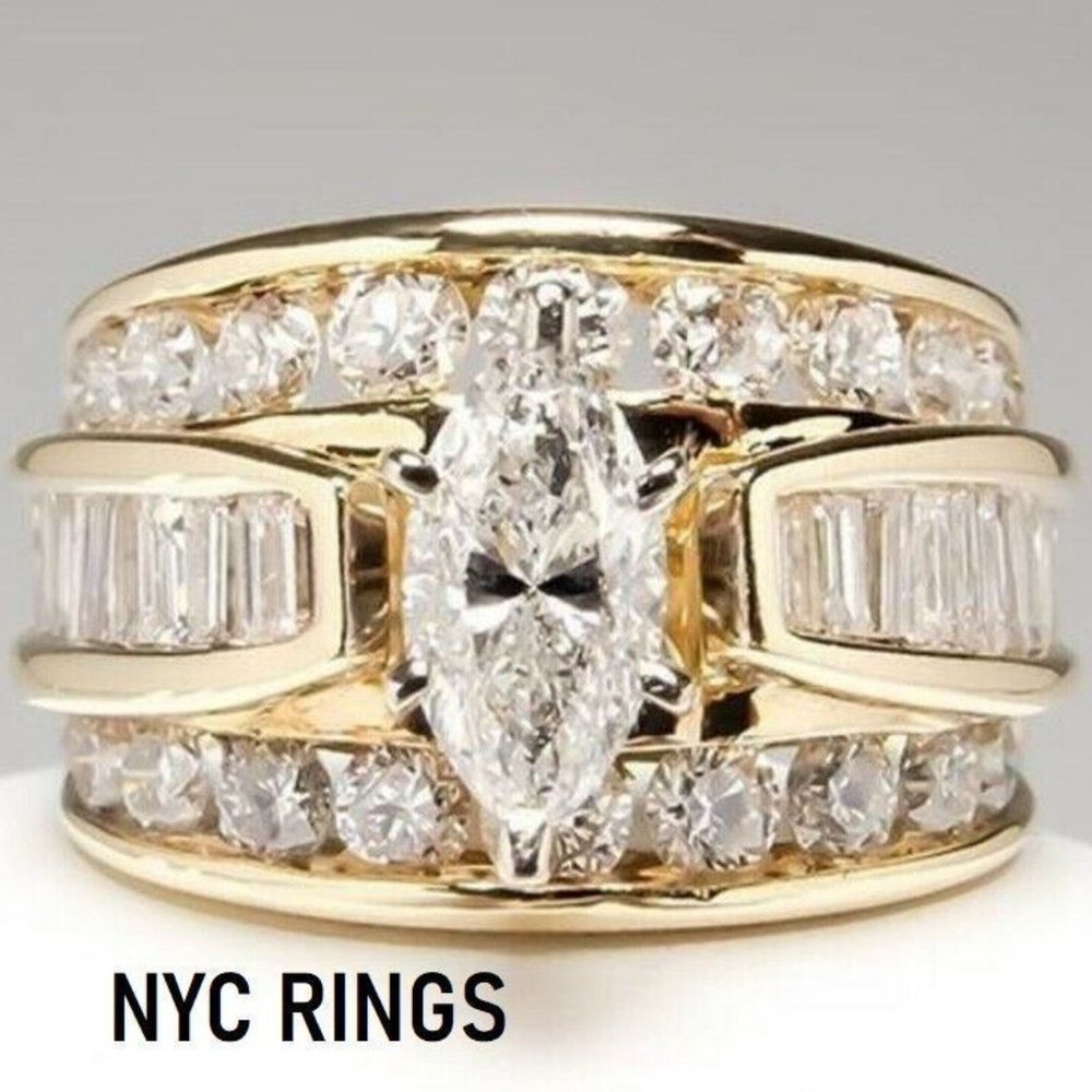 Gold and Silver Women's Ring
